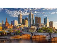 Haeran River Melbourne Australia Painting by Numbers DIY Unique Canvas Oil Painting Kit Digital Painting