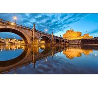 Haeran River Rome Italy Vatican Ponte Sant'Angelo Diy 5D Diamond Painting By Number Unique Kits Home Wall Decor Crystal Rhinestone Wall Decor