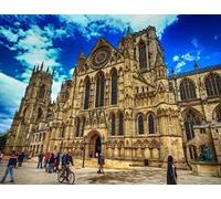 Haeran River York Minster DIY 5D Diamond Painting by Number Unique Kits Home Wall Decor Crystal Rhinestone Wall Decor