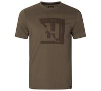Härkila - H-Logo T-Shirt - T-shirt size M, brown