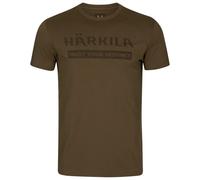 Härkila - Logo T-Shirt - T-shirt size 3XL, brown