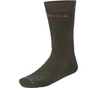 Härkila | Pro Hunter 2.0 short socks | Professional Hunting Clothes & Equipment | Scandinavian Quality Made to Last | Willow green/Shadow brown, S