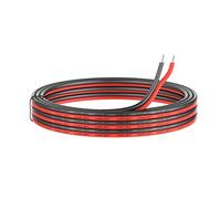 Haerkn 22awg 0.32mm² Electrical wire 2 Cores silicone wire 20 Meters [Black 10M Red 10M] 22 Gauge 200 Deg C 600V flexible Extension cable cord Stranded Tinned copper wire Hookup lead wire