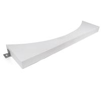 HAEST Shot Put Stop Board - Weatherproof Solid Plastic - WA-Certified - Includes Screws - Highly Durable