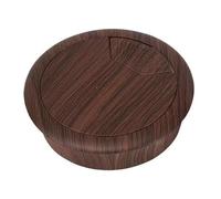 HAEUYA Desk Cable Grommets,Desk Cable Hole Covers,2PC 50/60mm Desk Table Plastic Wood Grain Cable Hole Cover PC Computer Desk Round Wire Tidy Grommet Hardware(60mm,Style 3)
