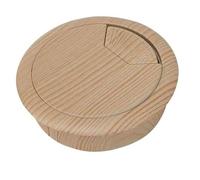 HAEUYA Desk Cable Grommets,Desk Cable Hole Covers,2PC 50/60mm Desk Table Plastic Wood Grain Cable Hole Cover PC Computer Desk Round Wire Tidy Grommet Hardware(60mm,Style 2)