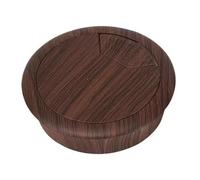 HAEUYA Desk Cable Grommets,Desk Cable Hole Covers,2PC 50/60mm Desk Table Plastic Wood Grain Cable Hole Cover PC Computer Desk Round Wire Tidy Grommet Hardware(50mm,Style 3)