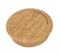 HAEUYA Desk Cable Grommets,Desk Cable Hole Covers,2PC 50/60mm Desk Table Plastic Wood Grain Cable Hole Cover PC Computer Desk Round Wire Tidy Grommet Hardware(50mm,Style 1)