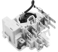 HAEUYA Refrigerators PTC Starter Relay,Refrigerator Compressor PTC Starter Relay PTC Fridge-Freezer Compressor PTC Starter Integrated Overload Protection QP3-15/C