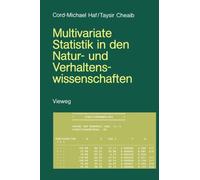 Haf - Multivariate Statistik in den Natur- und Verhaltenswissenscten - P555z