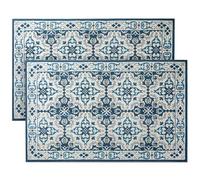 Hafaa Door mat 60x110 cm 2 Pack Indoor Outdoor Doormats Non Slip - Super Soft Heavy Duty Kitchen Floor Mat Dirt Trapper Entrance Mat, Luna