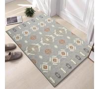 Hafaa Door mats 80 x 150 cm Non Slip Mats for Kitchen Floor Heavy Duty Doormats Inside Printed Welcome Front Doormat Dirt Trapper Indoor Outdoor Mat (Nova)