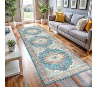 Hafaa Machine Washable Hallway Runner Rug 60×220 cm Regal | Soft Touch Fluffy Cashmere Rugs for Living Room, Non Slip Carpet Runners for Bedroom, Dinning Room Kids Room