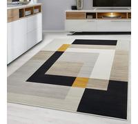 Hafaa Rugs Living Room Indoor Bedroom Rug Soft Touch Premium Quality Geometric Style Printed Area Rug Modern Floor Carpet (60x110cm, Milo)