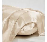 Hafaa Satin Champagne Pillow Cases 8 Pack Soft as Silk Pillowcase Anti Wrinkled Hotel Quality Pillow Covers with Envelope Closure Design and Standard Size (50x75 cm) Pillowcases