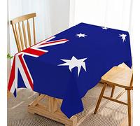Hafangry Australian Flag Tablecloth Australia Day Decoration International Flag Kitchen Dining Room Home Decor-60×84inch