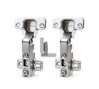 HAFELE 110 Degree Kitchen Cabinet Cupboard Door Hinge Full Overlay with Slide on Arms Automatic Closing Spring Without Soft Close Cushioning, Pack of 2