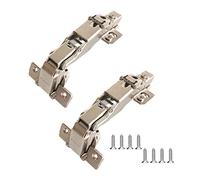 HAFELE 165 Degree Hinges with Integrated Cushioning Kitchen Cabinet Cupboard Wardrobe Door Steel Hinge Soft Closing Spring Full Overlay Straight Angular Germany Brand Pack of 2