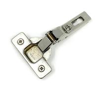Hafele 329.03.567 Salice C2R9G99 Hinge, steel, nickel-plated, 120degree, half overlay, self closing, with dowel, Mod 8 (1 pc)