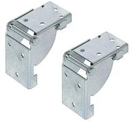 Hafele Classic Steel Folding Bracket for Tables and Benches, 38 x 38 mm, Galvanized, Grey