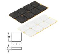 Hafele Furniture Anti-Scratch Felt Glide, Self Adhesive Floor Anti-Slip Felt Pad