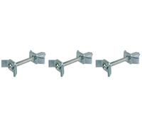Hafele Galvanised Steel Kitchen Worktop Clamp - 3 x 150mm Silver