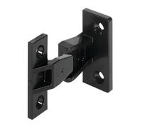 Hafele Keku Push-On Fitting Set - Bracket Connectors for False Front Panels, Cabinet Drawers, & Furniture (Screws Not Included)