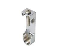 Hafele Oval Rail End Support with Flat Head Bolt Chrome 803.32.260 pack of 1 pc