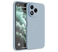 HAFFAN TPU Silicone Case Compatible with HONOR 400 Lite 5G (6.7" inches), Cover Holster Sleeve - Smoke Blue
