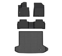 HAFIDI All Weather Car Floor Mats & Cargo Liner for 2022 2023 2024 Hyundai Tucson (No Hybrid Models) Custom Fit Full Set Accessories - Black