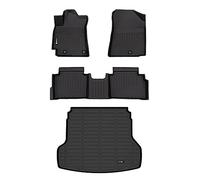 HAFIDI® Floor Mats & Cargo Liner Custom Set for 2019-2023 Kia Forte All Weather Protection TPE Full Set Automotive Floor Liners Accessories - Black