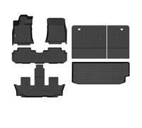 HAFIDI Floor Mats & Cargo Liner for Subaru Ascent 2019-2025 7/8 Passenger with Backrest Mat, All Weather Automotive Floor Liners Custom Fit Full Set Accessories-Black
