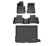 HAFIDI® Floor Mats & Cargo Liner Set Fit for 2016-2022 Mercedes Benz GLC丨GLC 300丨GLC 350e丨4Matic丨All Weather Protection TPE Anti-Slip Automotive Full Set Floor Liners Custom Accessories - Black