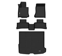 HAFIDI® Floor Mats & Cargo Liner Set Fit for 2023 2024 2025 Mercedes Benz GLC丨GLC 300丨GLC 350e丨GLC 43 AMG丨All Weather Protection TPE Anti-Slip Car Full Set Floor Liners Custom Accessories - Black