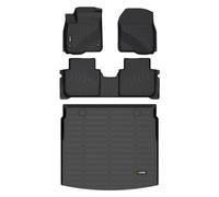 HAFIDI® Floor Mats & Cargo Liner Set Fit For 2023 2024 Honda CR-V Hybrid &2023 2024 CRV All Weather Protection TPE Anti-Slip Automotive Full Set Floor Liners Custom CRV Hybrid 2024 Accessories - Black