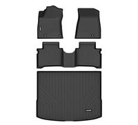 HAFIDI® Floor Mats & Cargo Liner Set Fit for 2023-2024 Kia NIRO & NIRO Hybrid & NIRO HEV (Not for EV & PHEV) All Weather Protection TPE Anti-Slip Car Full Set Floor Liners Custom Accessories - Black