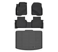 HAFIDI®-Floor Mats & Cargo Liners Custom Set for Honda CR-V 2023-2024 (Not fit CRV Hybrid Models) All Weather Protection TPE Full Set Automotive Floor Liners CRV 2023 2024 Accessories - Black
