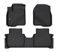 HAFIDI®-Floor Mats Custom for Honda CR-V & CR-V Hybrid 2023-2024 All Weather Protection TPE Anti-Slip Automotive Floor Liners Fits 1st & 2nd Row Full Set CRV 2023 2024 Accessories, Black