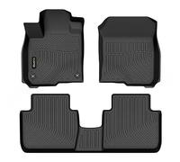 HAFIDI Floor Mats Custom for Honda HR-V 2023 2024/ HR-V Hybrid 2023 2024 All Weather Protection TPE Heavy Duty Non-Slip Automotive Floor Liners Fits Front& 2nd Row HRV 2023 Full Set Accessories, Black