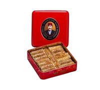 Hafiz Mustafa 1864 Istanbul Baklava Pastry Box - Baked Baklava Dessert Snacks Made from Fresh Phyllo Dough Sheets, Pistachio, Hazelnut, Walnut - Turkish Sweets Tray Gift Ideas for Birthday, Christmas