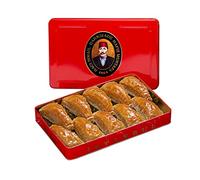 Hafiz Mustafa 1864 Istanbul Baklava Pastry Box - Baked Baklava Dessert Snacks Made from Fresh Phyllo Dough Sheets, Pistachio, Hazelnut, Walnut - Turkish Sweets