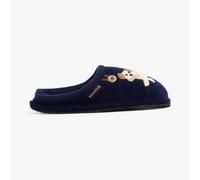 Haflinger FIDO Womens Slippers Navy - UK 4
