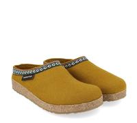 HAFLINGER FRANZL MASALA SLIPPERS OCHER WOOL FELT
