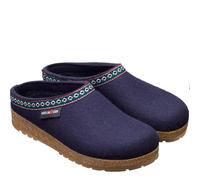 HAFLINGER FRANZL MITTELBLAU BLUE FELT SLIPPERS MEN/WOMEN CLOGS