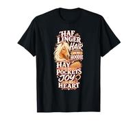 Haflinger Horse Equestrian Hay Lover T-Shirt