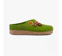 Haflinger KANON Womens Casual Slip-On Mules-Green