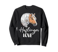 Haflinger Love Horse Mane Riding Farm Pony Gallop Sweatshirt