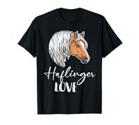 Haflinger Love Horse Mane Riding Farm Pony Gallop Value Graphic T-Shirt
