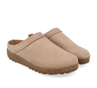 HAFLINGER MALMO UNISEX CLOGS BLACK LEATHER WITH SOFT FOOTBED SLIPPERS MALMÖ