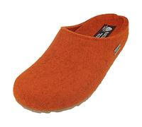 Haflinger Mens Grizzly Michl Slippers ,Orange (rost 43),8 UK (42 EU)
